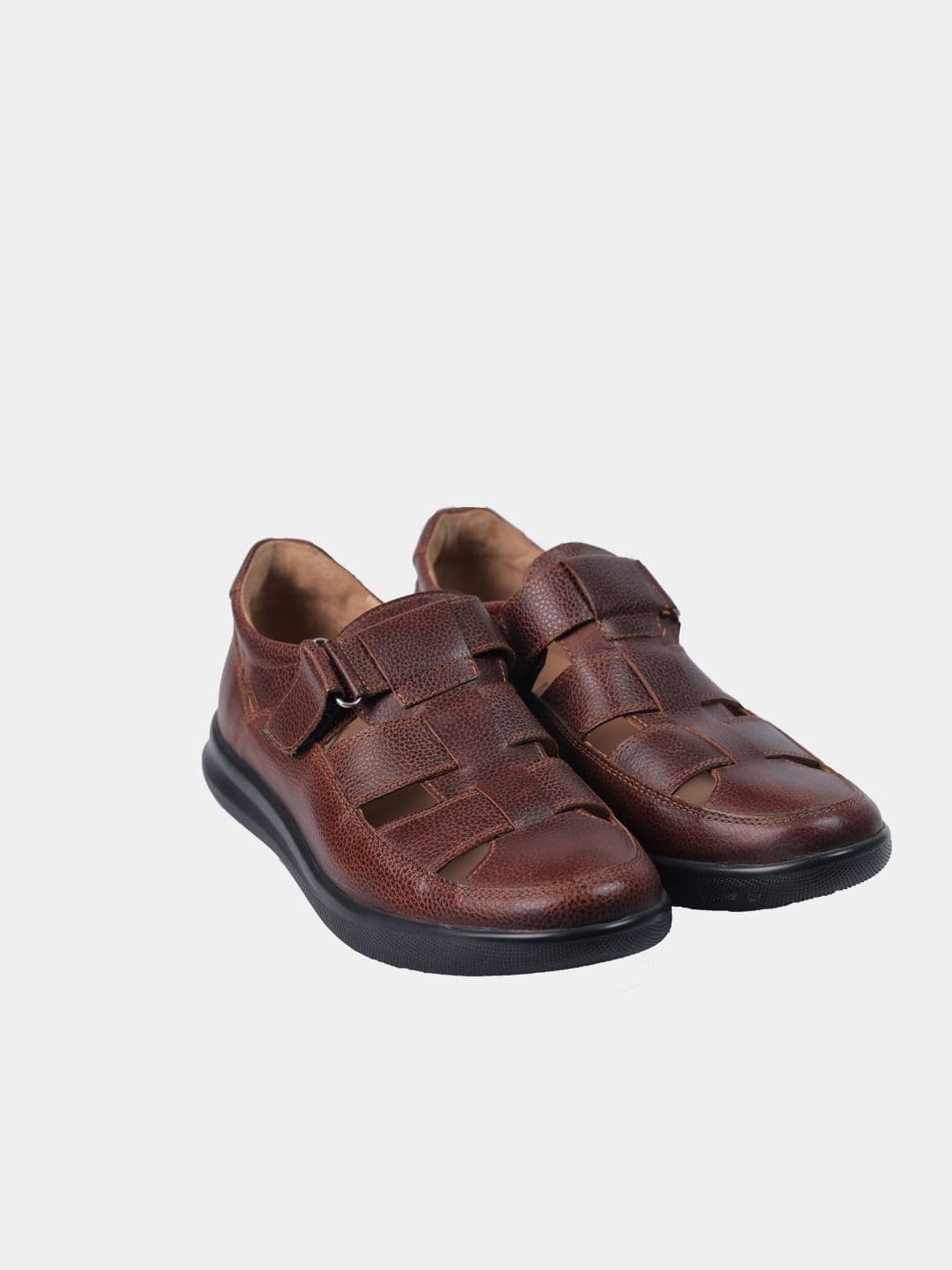 Erkaklar uchun yozgi sandali, tabiiy charmdan tayyorlangan