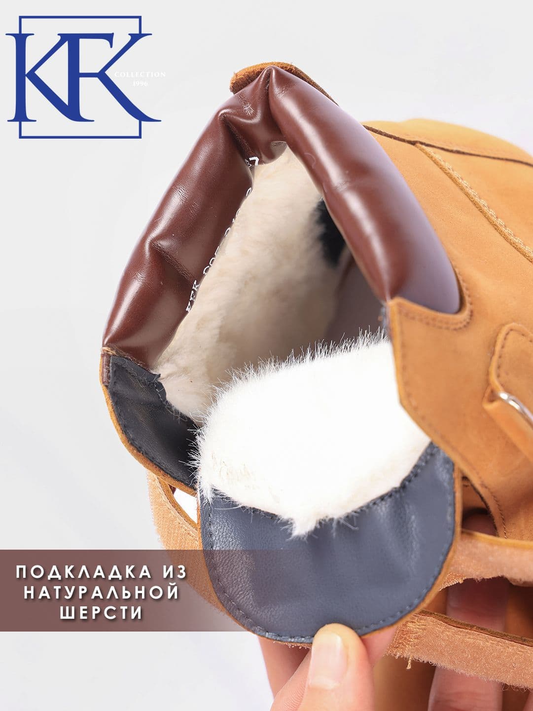 Детские ботинки для мальчиков и девочек KFK, на меху, с нескользящей подошвой view 4