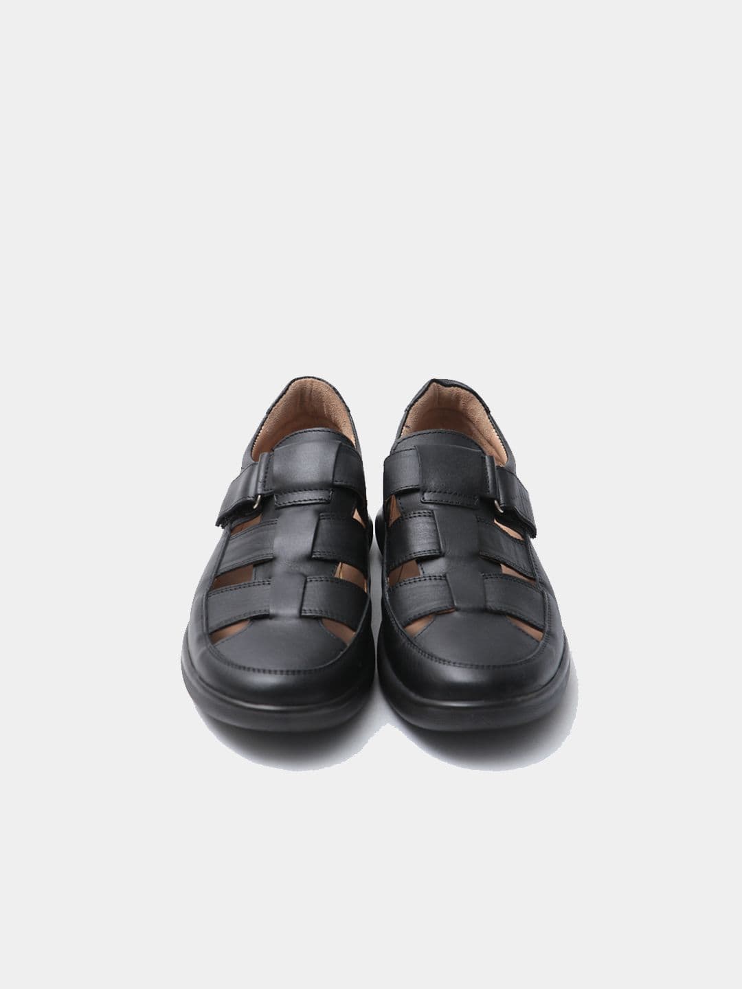 Leather summer sandals for men view 3