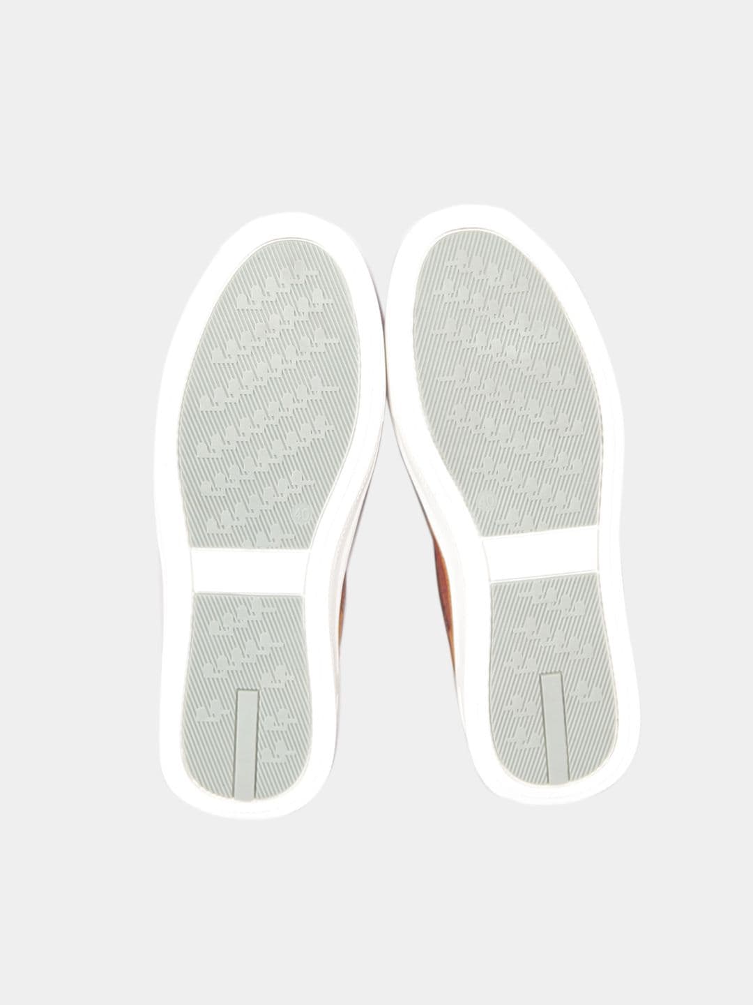 Tabiiy charmdan erkaklar krossovkalari view 5